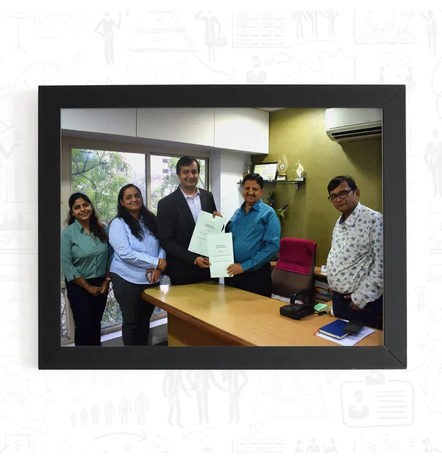 the South Gujarat Productivity Council signed MOU with us to provide digital marketing training to the students
