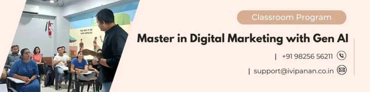 Digital Marketing Training with Gen AI in Surat Digital marketing Classroom Training